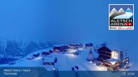 Archiv Foto Webcam Aletsch Arena: Blick auf die Fiescheralp 06:00