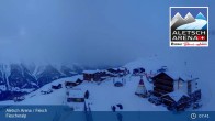 Archiv Foto Webcam Aletsch Arena: Blick auf die Fiescheralp 07:00