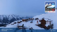 Archiv Foto Webcam Aletsch Arena: Blick auf die Fiescheralp 07:00