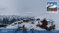 Archiv Foto Webcam Aletsch Arena: Blick auf die Fiescheralp 08:00