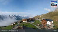 Archiv Foto Webcam Aletsch Arena: Blick auf die Fiescheralp 07:00