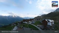 Archiv Foto Webcam Aletsch Arena: Blick auf die Fiescheralp 18:00