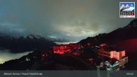 Archiv Foto Webcam Aletsch Arena: Blick auf die Fiescheralp 02:00