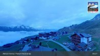Archiv Foto Webcam Aletsch Arena: Blick auf die Fiescheralp 04:00