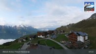 Archiv Foto Webcam Aletsch Arena: Blick auf die Fiescheralp 06:00