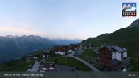 Archiv Foto Webcam Aletsch Arena: Blick auf die Fiescheralp 20:00