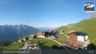 Archiv Foto Webcam Aletsch Arena: Blick auf die Fiescheralp 06:00