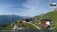Archiv Foto Webcam Aletsch Arena: Blick auf die Fiescheralp 08:00