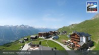 Archiv Foto Webcam Aletsch Arena: Blick auf die Fiescheralp 10:00