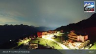Archiv Foto Webcam Aletsch Arena: Blick auf die Fiescheralp 02:00