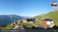 Archiv Foto Webcam Aletsch Arena: Blick auf die Fiescheralp 06:00