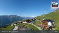 Archiv Foto Webcam Aletsch Arena: Blick auf die Fiescheralp 08:00