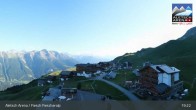 Archiv Foto Webcam Aletsch Arena: Blick auf die Fiescheralp 18:00