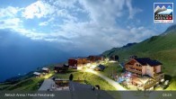 Archiv Foto Webcam Aletsch Arena: Blick auf die Fiescheralp 02:00