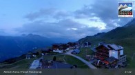 Archiv Foto Webcam Aletsch Arena: Blick auf die Fiescheralp 20:00