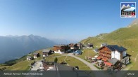 Archiv Foto Webcam Aletsch Arena: Blick auf die Fiescheralp 08:00