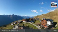 Archiv Foto Webcam Aletsch Arena: Blick auf die Fiescheralp 08:00