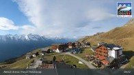 Archiv Foto Webcam Aletsch Arena: Blick auf die Fiescheralp 08:00