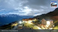 Archiv Foto Webcam Aletsch Arena: Blick auf die Fiescheralp 23:00