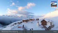 Archiv Foto Webcam Aletsch Arena: Blick auf die Fiescheralp 06:00