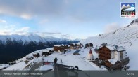 Archiv Foto Webcam Aletsch Arena: Blick auf die Fiescheralp 07:00
