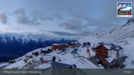 Archiv Foto Webcam Aletsch Arena: Blick auf die Fiescheralp 06:00