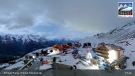 Archiv Foto Webcam Aletsch Arena: Blick auf die Fiescheralp 18:00