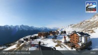 Archiv Foto Webcam Aletsch Arena: Blick auf die Fiescheralp 08:00