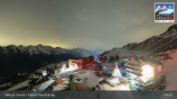 Archiv Foto Webcam Aletsch Arena: Blick auf die Fiescheralp 18:00