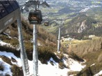 Archiv Foto Webcam Jenner - Blick ins Tal Gondelstation 13:00