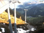 Archiv Foto Webcam Jenner - Blick ins Tal Gondelstation 05:00