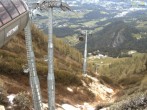 Archiv Foto Webcam Jenner - Blick ins Tal Gondelstation 13:00