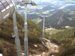 Archiv Foto Webcam Jenner - Blick ins Tal Gondelstation 17:00