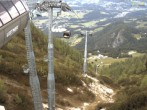 Archiv Foto Webcam Jenner - Blick ins Tal Gondelstation 13:00