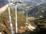 Archiv Foto Webcam Jenner - Blick ins Tal Gondelstation 07:00