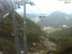 Archiv Foto Webcam Jenner - Blick ins Tal Gondelstation 19:00