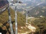 Archiv Foto Webcam Jenner - Blick ins Tal Gondelstation 09:00