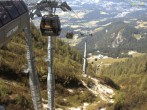Archiv Foto Webcam Jenner - Blick ins Tal Gondelstation 13:00