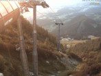Archiv Foto Webcam Jenner - Blick ins Tal Gondelstation 19:00