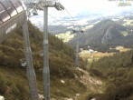 Archiv Foto Webcam Jenner - Blick ins Tal Gondelstation 17:00