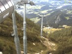 Archiv Foto Webcam Jenner - Blick ins Tal Gondelstation 17:00