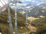 Archiv Foto Webcam Jenner - Blick ins Tal Gondelstation 19:00