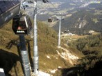 Archiv Foto Webcam Jenner - Blick ins Tal Gondelstation 09:00
