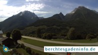 Archiv Foto Webcam Ramsau - Blick auf die Alpenstraße 09:00