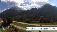 Archiv Foto Webcam Ramsau - Blick auf die Alpenstraße 13:00