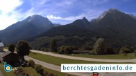 Archiv Foto Webcam Ramsau - Blick auf die Alpenstraße 09:00