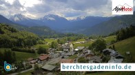 Archived image Webcam Berchtesgaden - View Oberau 13:00