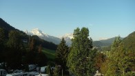 Archived image Webcam Berchtesgaden: Camping Site Allweglehen 07:00