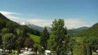 Archived image Webcam Berchtesgaden: Camping Site Allweglehen 09:00