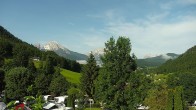 Archived image Webcam Berchtesgaden: Camping Site Allweglehen 07:00